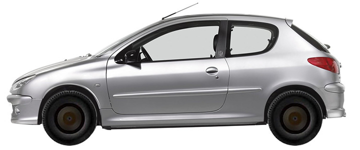  PEUGEOT 206 2C, 2H Hatchback 3d 1.4 HDi (1998-2009)