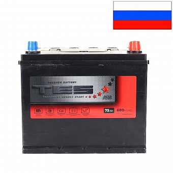   TES 6CT 75Ah R+ 680A EN 258x175x220 . . 