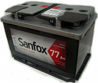   SANFOX 6CT-77Ah L+ 570A EN 277x175x190