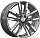    K&K KP014-08 8x20 5x112 41 DIA57.1 Diamond gloss graphite (20 Tiguan)