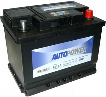   AUTOPOWER AUTOMOTIVE 60Ah R+ 540 EN 242175175