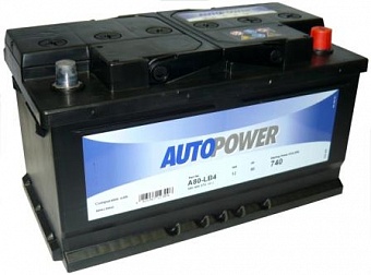   AUTOPOWER AUTOMOTIVE 80Ah R+ 740 EN 315175175