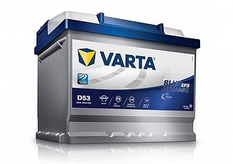   VARTA Blue Dynamic EFB 6- 60Ah R+ 640A EN 242x175x190 (560 500 064)