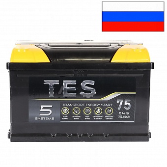   TES 6CT 75Ah R+ 750A EN 277x175x175 . . LB3